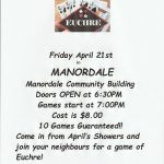 Euchre Night – Friday, April 21